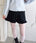 裾フリルニットショートパンツ | LO2254037 | ブラック