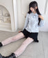 裾フリルニットショートパンツ | LO2254037 | ブラック
