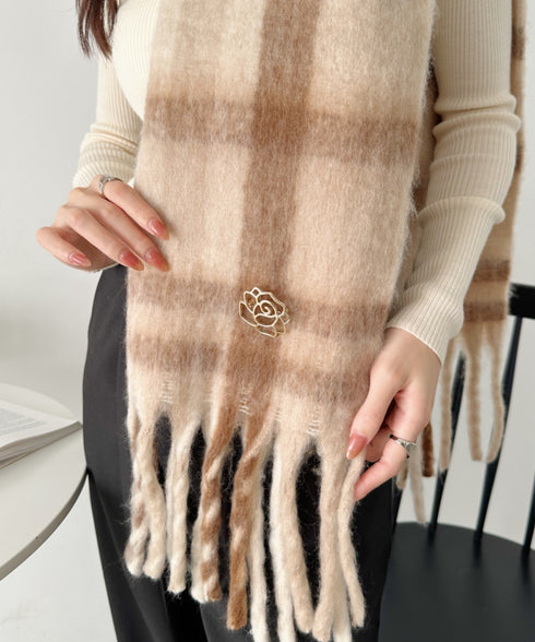 ローズ/リボンモチーフブローチ | SW4256007 | ゴールド