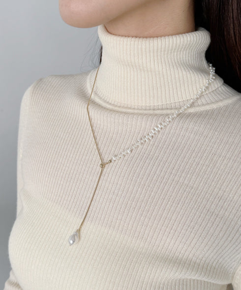 ニュアンスY字ドロップネックレス | SW4256010 | ゴールド