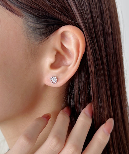 リボン/ローズモチーフ6ペアセットピアス | SW4256012 | シルバー