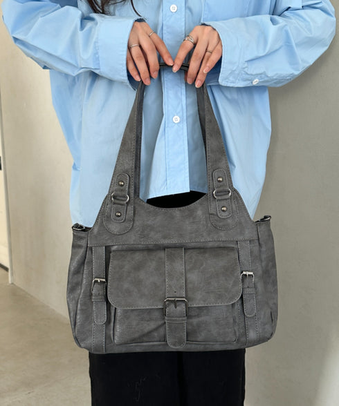 アウトポケットデザイン 2WAYショルダーバッグ | MD1256060 | グレー