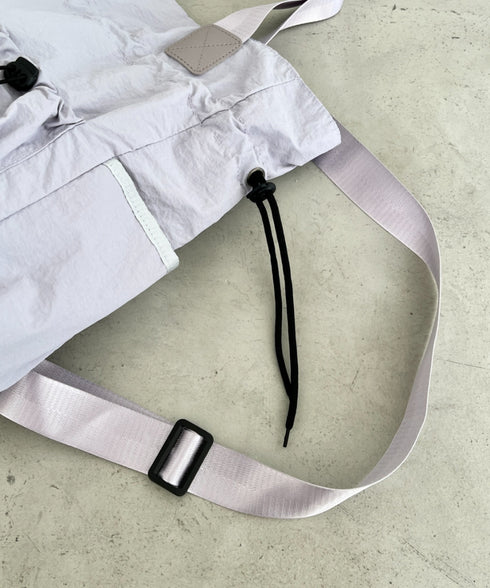 【A4収納可能】多ポケット付き巾着2WAYトートバッグ リュック | MD1256062 | グレー