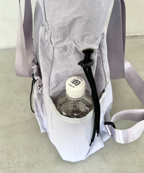 【A4収納可能】多ポケット付き巾着2WAYトートバッグ リュック | MD1256062 | グレー