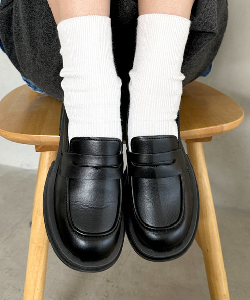 シンプルコインローファー | MD3256069 | ブラック