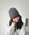【6色展開】ニット帽子 リブニット ビーニー | MD5254005 | グレー