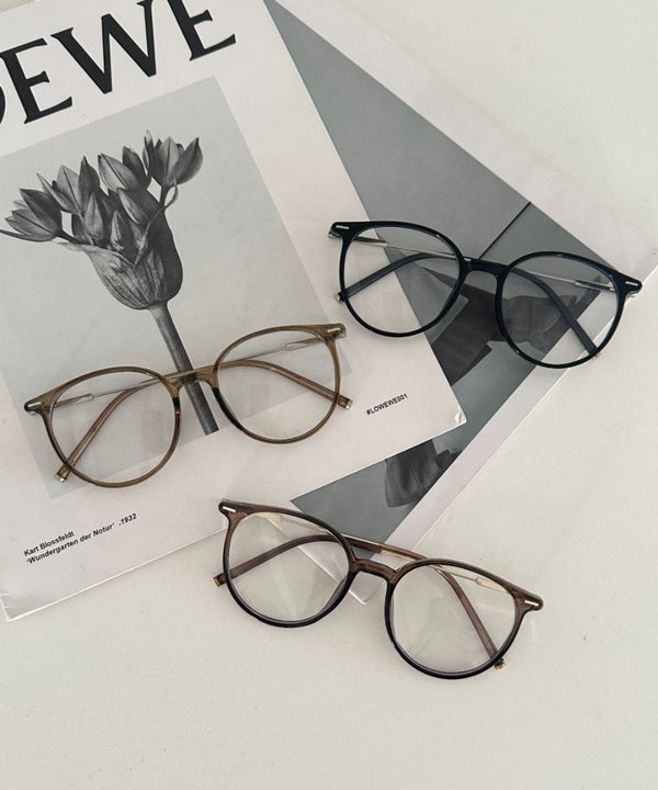 ケース付きブルーライトカット伊達メガネ | MD6256073 | カーキ