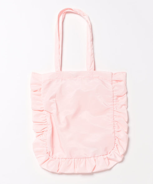 【A4収納可能】フリルトートバッグ | WR1256047 | ピンク
