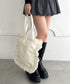 【A4収納可能】フリルトートバッグ | WR1256047 | アイボリー