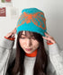 バタフライデザインニット帽 蝶デザインビーニー | WR5254004 | ブルー系その他2