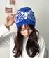 バタフライデザインニット帽 蝶デザインビーニー | WR5254004 | ブルー系その他3