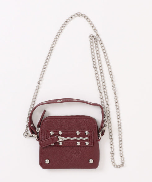 スタッズデザインPUカードケース | WR6256048 | レッド