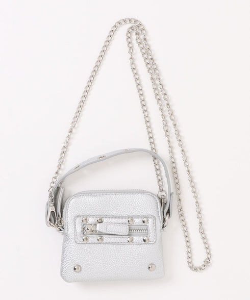 スタッズデザインPUカードケース | WR6256048 | シルバー