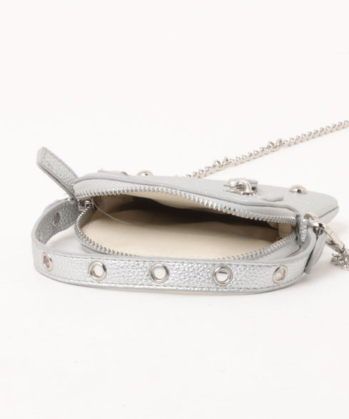 スタッズデザインPUカードケース | WR6256048 | シルバー