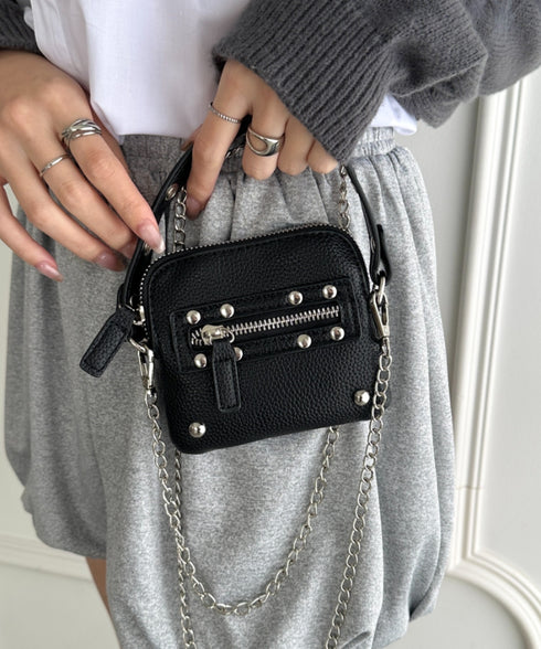 スタッズデザインPUカードケース | WR6256048 | ブラック