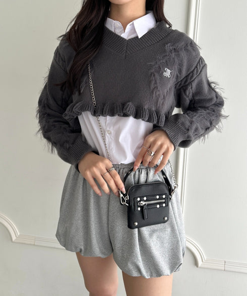 スタッズデザインPUカードケース | WR6256048 | ブラック