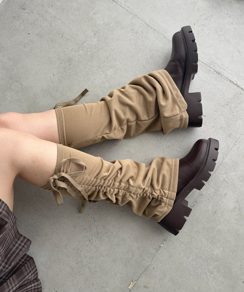 サイドリボンレッグカバー | WR6256049 | ベージュ