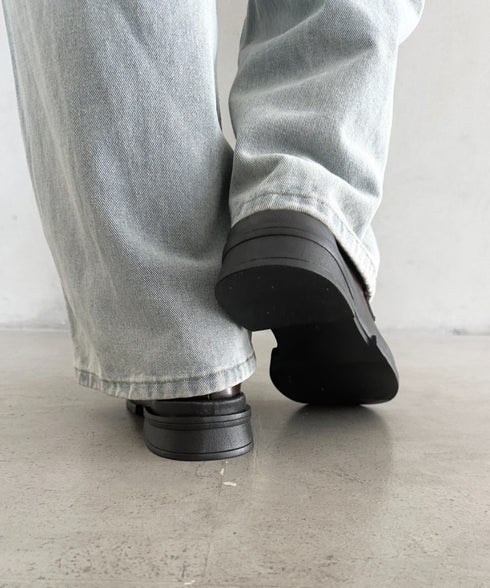 厚底シンプルコインローファー | WR3254006 | ブラウン