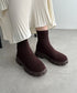 厚底ニットショートブーツ | WR3254007 | ブラウン