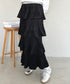 ティアードフリルロングスカート | MD2256043 | ブラック