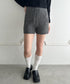 ケーブルニットショートパンツ | MD2256045 | チャコールグレー