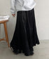 プリーツティアードロングスカート | MD2256051 | ブラック