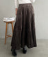 プリーツティアードロングスカート | MD2256051 | チャコールグレー