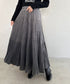 プリーツティアードロングスカート | MD2256051 | グレー