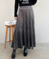 プリーツティアードロングスカート | MD2256051 | グレー