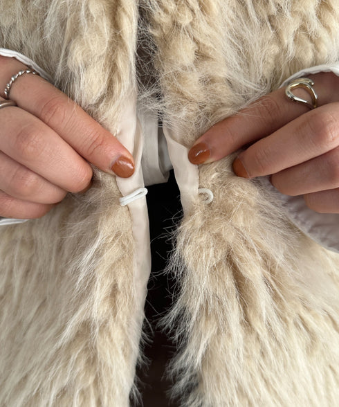 シャギープードルベスト | MD2256054 | ベージュ