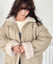 チェックボアリバーシブルブルゾン | SL2254024 | ベージュ