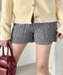 ケーブルニットホットパンツ | SL2256116 | グレー