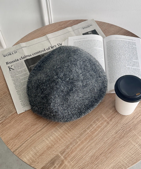 モヘアニットベレー帽 | SL5256117 | グレー