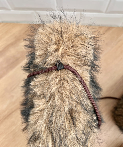 リボンモンスターファーブーツ | SL3254028 | ブラウン