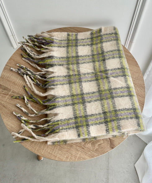 ボリュームチェックマフラー | SL6254030 | アイボリー