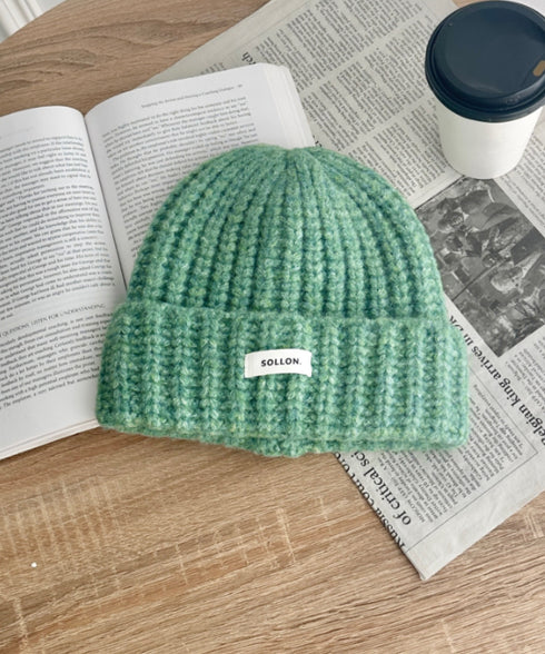 ワンポイントニットキャップ | SL5256119 | グリーン