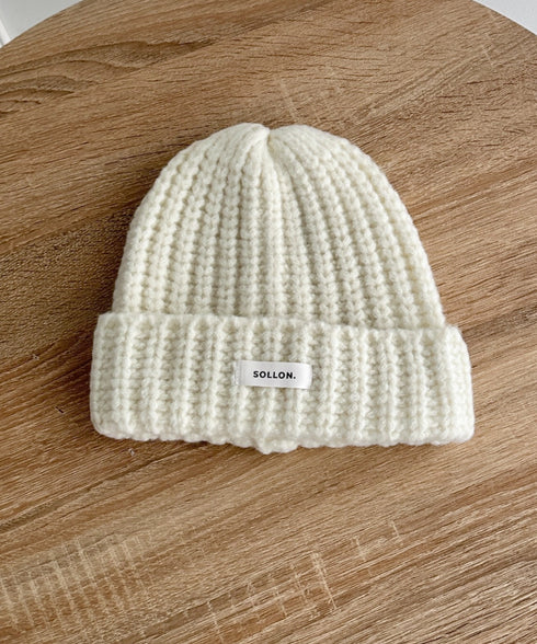 ワンポイントニットキャップ | SL5256119 | アイボリー