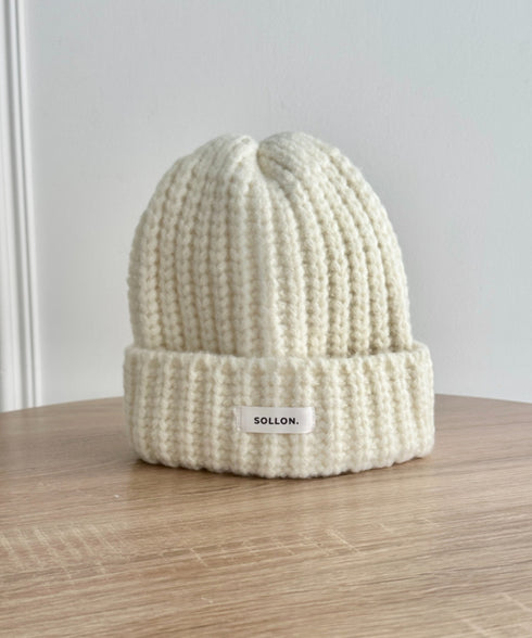 ワンポイントニットキャップ | SL5256119 | アイボリー