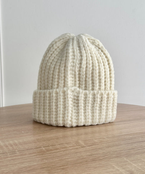 ワンポイントニットキャップ | SL5256119 | アイボリー