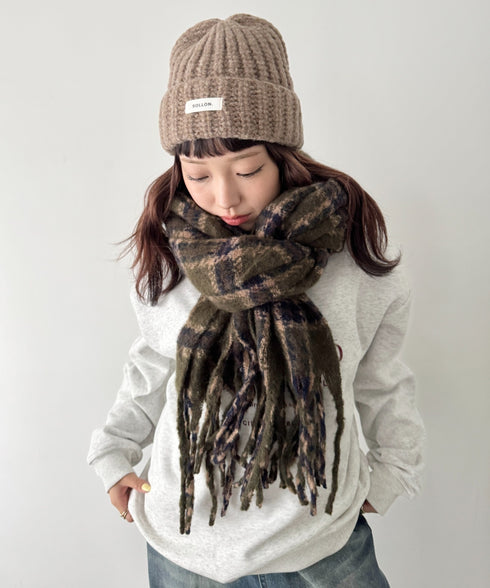 ワンポイントニットキャップ | SL5256119 | ブラウン