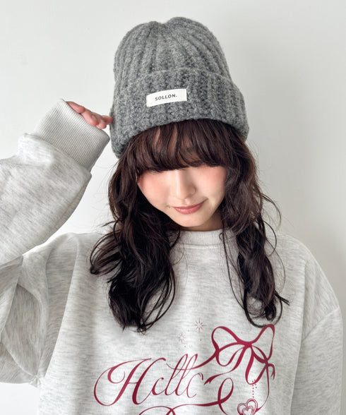 ワンポイントニットキャップ | SL5256119 | グレー