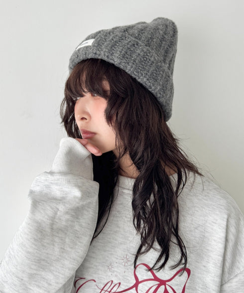 ワンポイントニットキャップ | SL5256119 | グレー