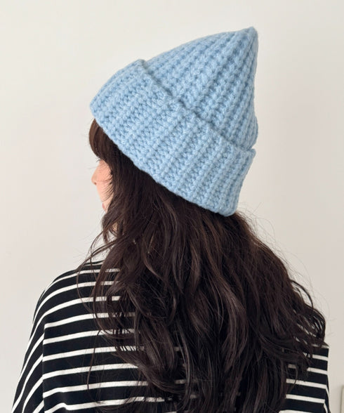 ワンポイントニットキャップ | SL5256119 | ライトブルー
