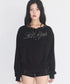 ILLIGO(イリゴ)/アイレット オフショルダー スウェット/BUTTON EYELET OFF-SHOULDER SWEATSHIRT | AT2254024 | ブラック