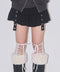 ILLIGO(イリゴ)/レイヤード フリル ティアード ミニスカート（インナーパンツ付き）CANCAN LAYERED LIP SKIRT | AT2254026 | ブラック