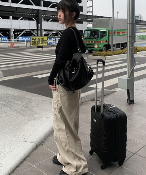 anyonemore(エニワンモア)/フード付き スナップボタン スリム カシュクール Tシャツ カットソー/Bitter Lab Hooded T-Shirt | AT2254031 | ブラック