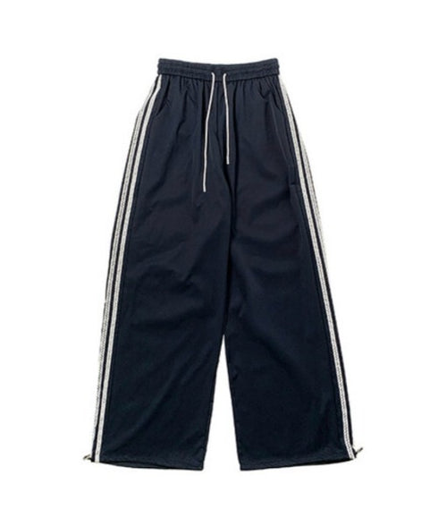 anyonemore(エニワンモア)/サイドレースライン ドローストリング トラック トレーニング パンツ/Dove Line Track Training Pants | AT2254034 | ネイビー