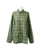 anyonemore(エニワンモア)/チェック柄 オーバーサイズ ルーズフィット 長袖 シャツ/Woods Checkered Oversized Fit Long Sleeve Shirt | AT2254035 | カーキ
