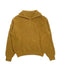 anyonemore(エニワンモア)/2WAY ルーズ ハーフジップ ハイネック ニット プルオーバー/Vanilla Neck Collar Loose Fit Knit Half Zip-Up | AT2254037 | ブラウン