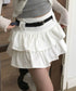 anyonemore(エニワンモア)/ベルトセット 2段ティアード フリル ミニスカート（インナーパンツ付き）/Kasen Cancan Frill Mini Skirt | AT2254038 | アイボリー